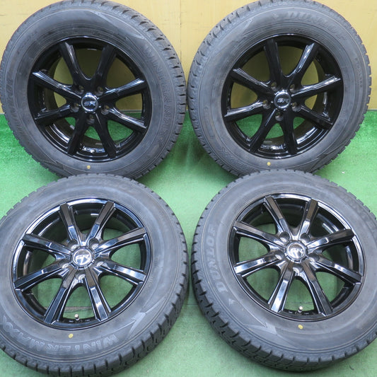 バリ溝！22年！キレイ！9.5分★スタッドレス 205/65R16 ダンロップ ウインターマックス WM02 STRANGER ストレンジャー 16インチ PCD114.3/5H★6042907NJス