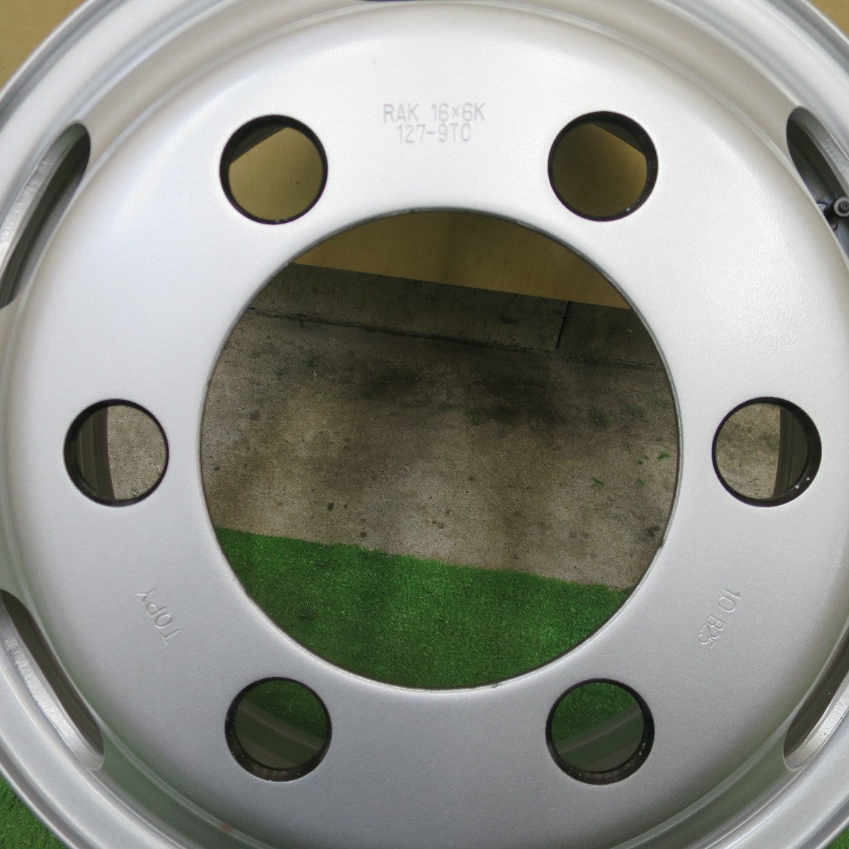 未使用！1本★トラック TOPY スチール ホイール 16インチ 16×6K トピー 127-9TC PCD222.25/6H★6042503ナホ