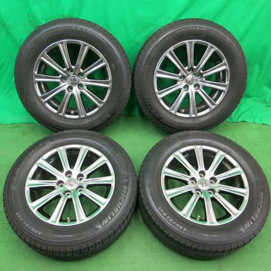 *送料無料* センサー付！キレイ★レクサス NX 純正 225/65R17 スタッドレス ミシュラン LATITUDE X-ICE XI2 PCD114.3/5H★4042904ナス