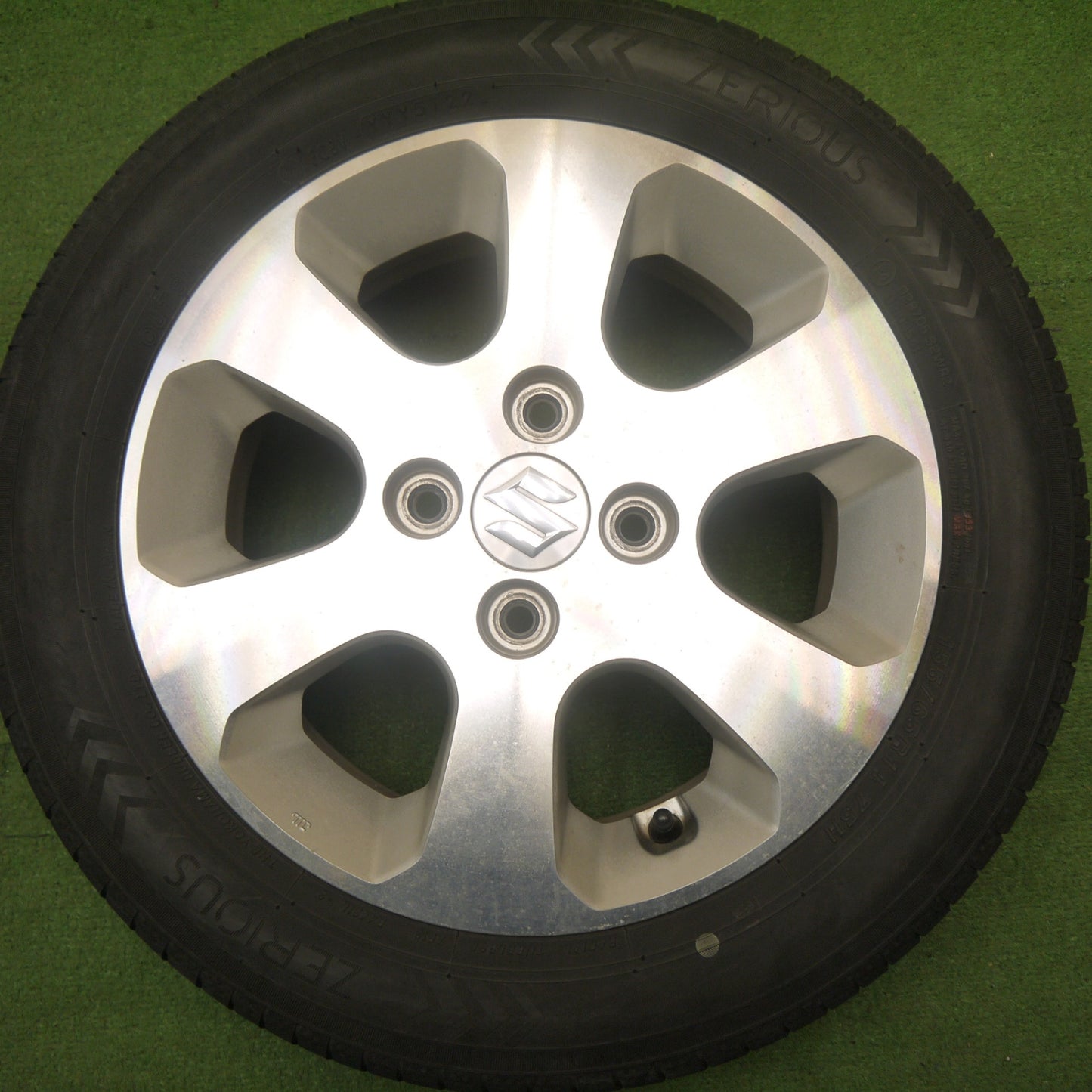 4本価格！22年★スズキ ワゴンR 純正 155/65R14 ZERIOUS ゼリオズ ヨコハマ製 14インチ PCD100/4H★6022508Hノ