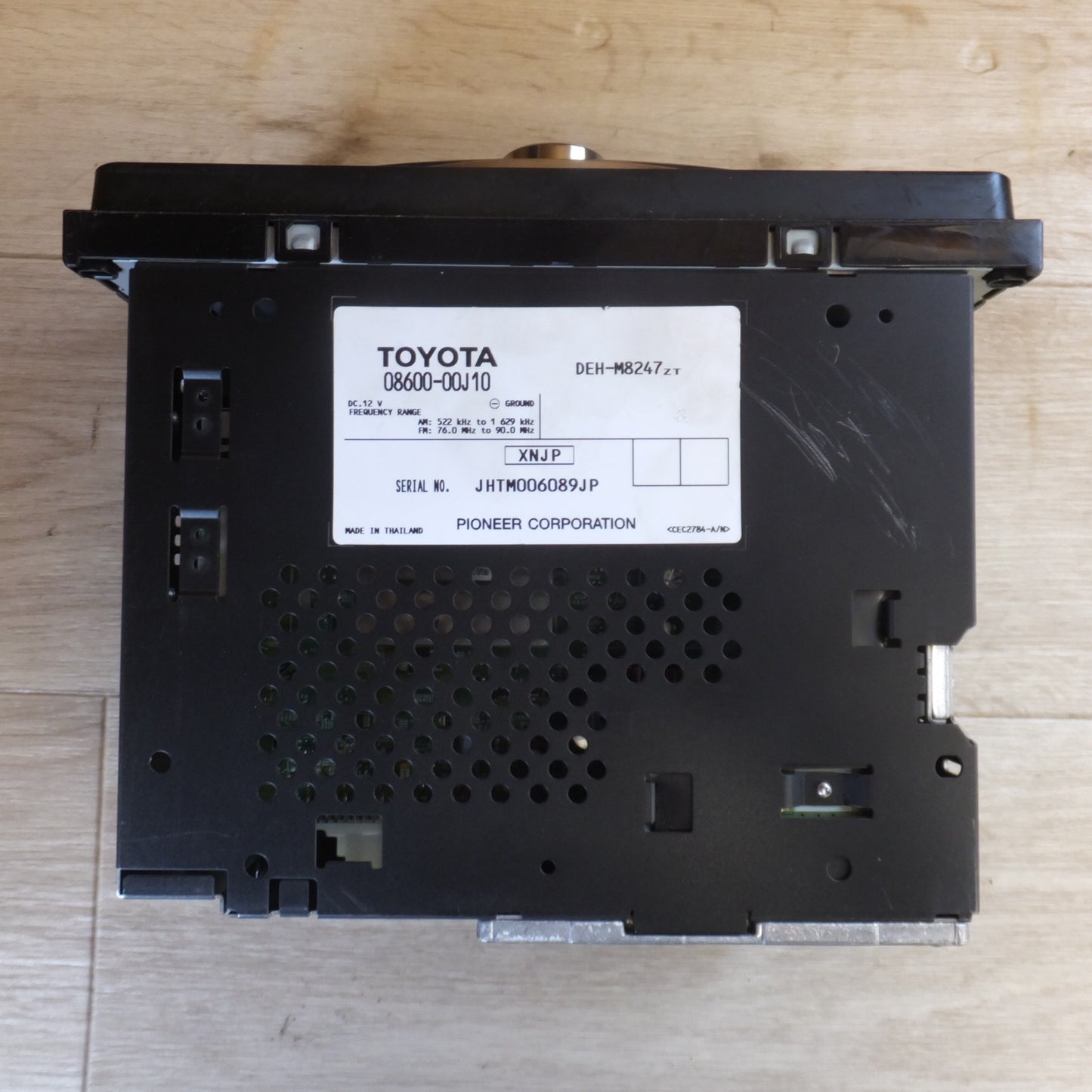 [送料無料] 現状品★パイオニア製 トヨタ TOYOTA 純正 USB/CDチューナー 08600-00J10 CP-W60 DEH-M8247ZT★