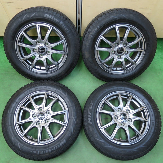 バリ溝！21年！キレイ！9.5分以上★スタッドレス 195/65R15 ハイフライ Win-turi 212 Verthandi ヴェルサンディ ヴェルザンディ 15インチ PCD114.3/5H★5021418イス