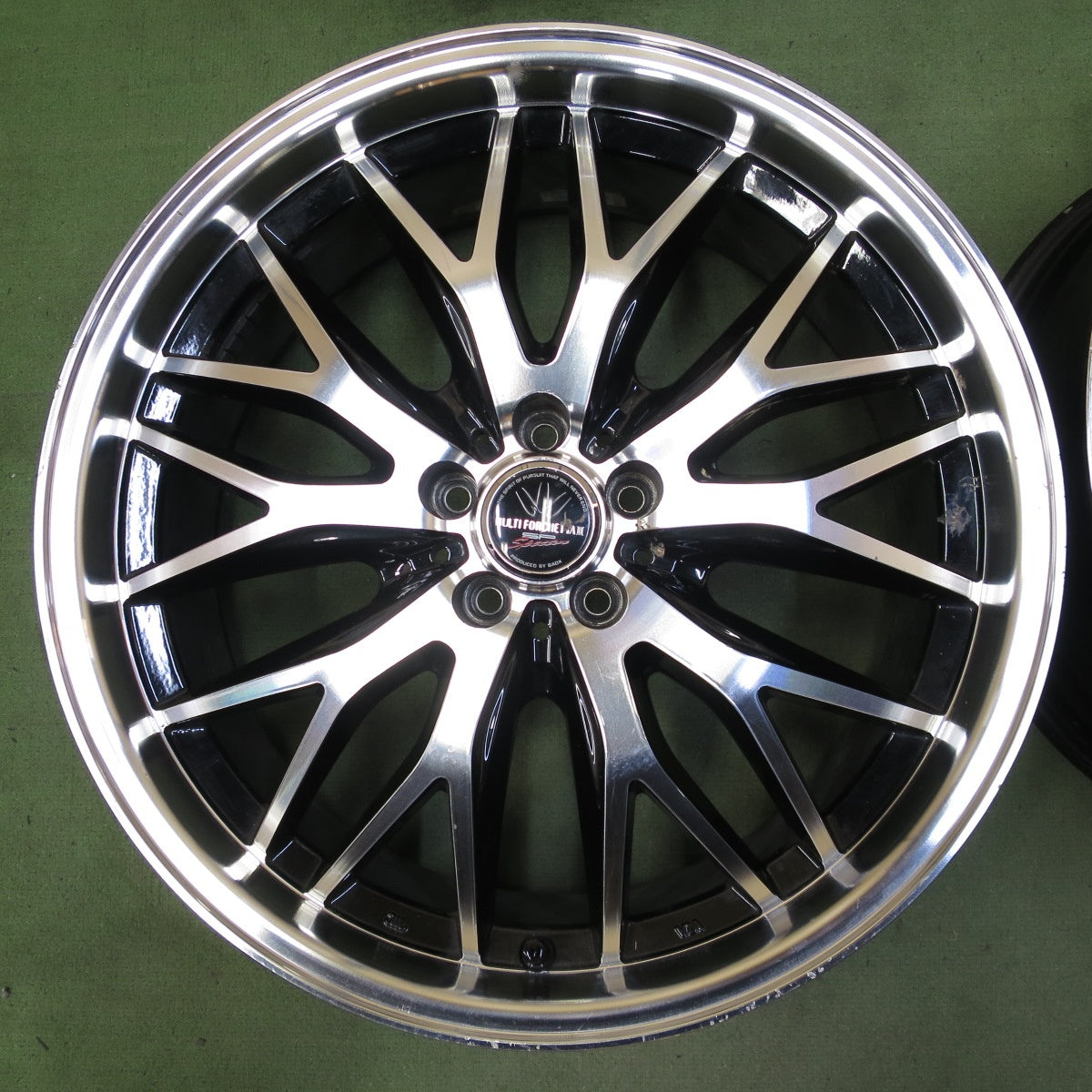 4本価格★LOXARNY MULTI FORCHETTAⅡ SP Spector BADX 19インチ ホイール ロクサーニ マルチフォルケッタ2 19×7.5J PCD100/5H★6072901NGホ