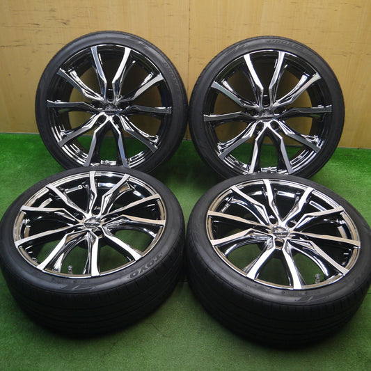 [送料無料] 4本価格！21年★Kranze VERAE 225/40R19 トーヨー プロクセス C1S クレンツェ ヴェラーエ 19インチ PCD114.3/5H★5022605Hノ