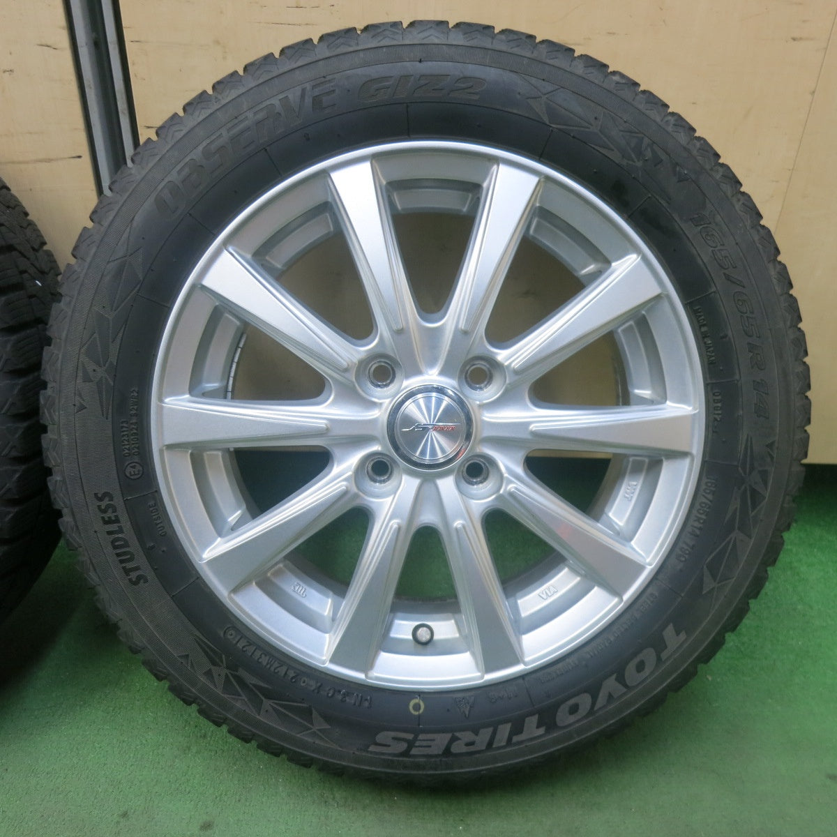 キレイ！21年★スタッドレス 165/65R14 トーヨー オブザーブ GIZ2 JOKER ジョーカー 14インチ PCD100/4H★5120108SKス