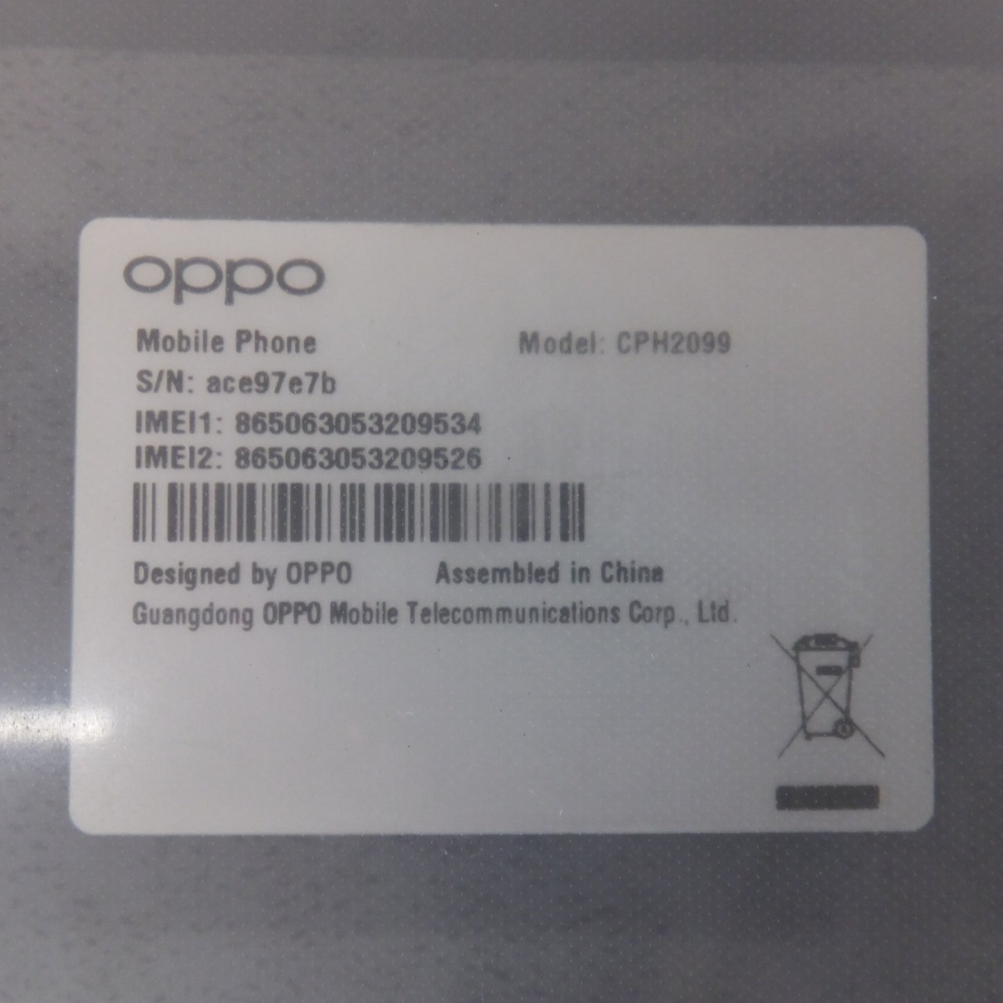 [送料無料] 美品★オッポ OPPO スマートフォン A73 CPH2099 Mobile Phone ネービーブルー 64GB android　キャリア 楽天 判定 〇★