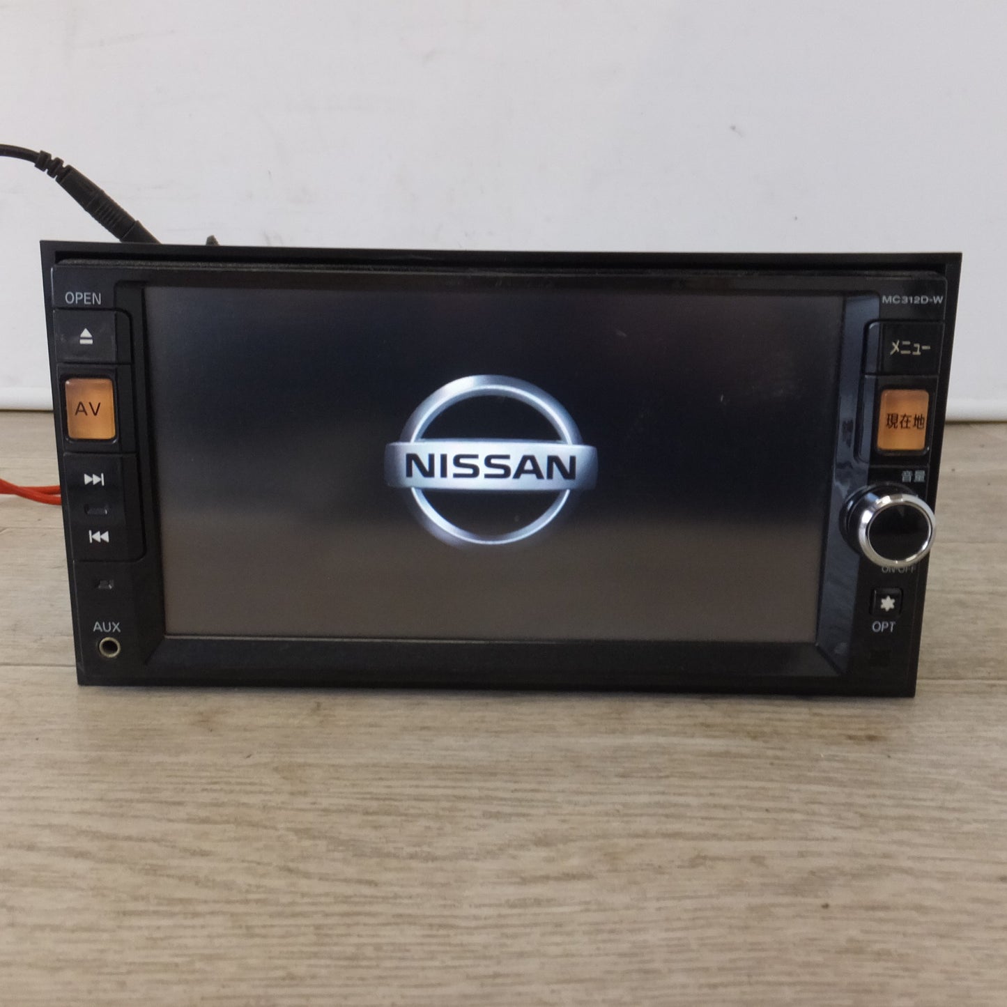 [送料無料] ★クラリオン製 日産 純正 日産純正オリジナルナビゲーションシステム MC312D-W QY-7328N-A(32)★