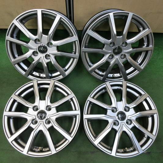 [送料無料] キレイ★STRANGER ストレンジャー ホイール 15インチ 15×6J PCD100/4H★5011706SYホ