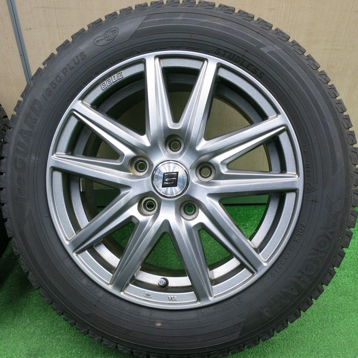 バリ溝！キレイ！9分★スタッドレス 185/65R15 ヨコハマ アイスガード iG50 プラス SEIN ザイン 15インチ PCD114.3/5H★4120803TNス