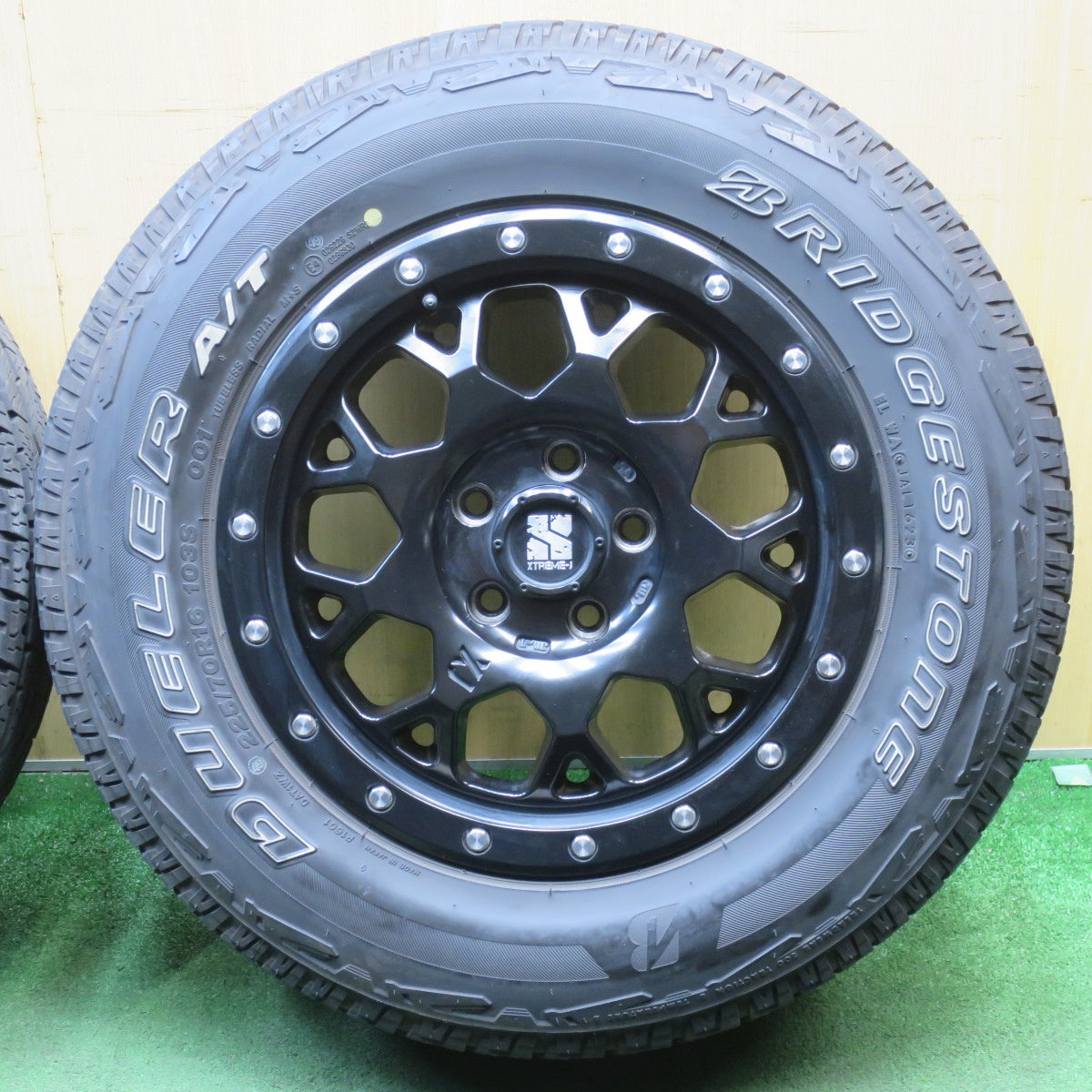 4本価格！23年★XTREME-J XJ04 225/70R16 ブリヂストン デューラー A/T 001 エクストリームJ 16インチ PCD114.3/5H★6051809NJノ