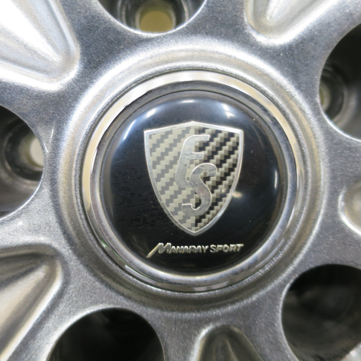 キレイ★MANARAY SPORT マナレイ スポーツ 18インチ ホイール 18×7J PCD114.3/5H★6030602NGホ