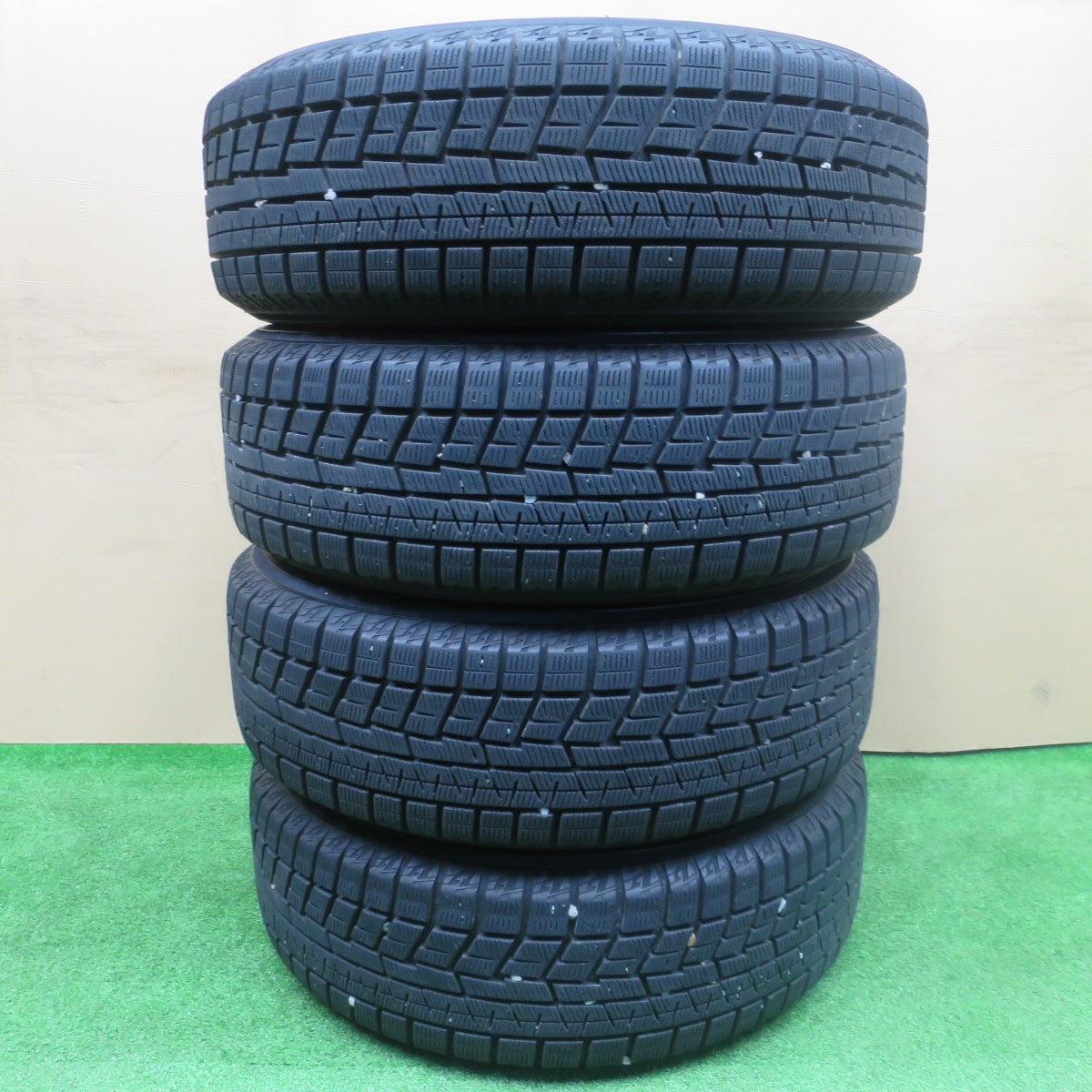 バリ溝！21年！9.5分★スタッドレス 185/60R15 ヨコハマ アイスガード iG60 VERSION DR Circlar サーキュラー 15インチ PCD100/4H★5121410NKス