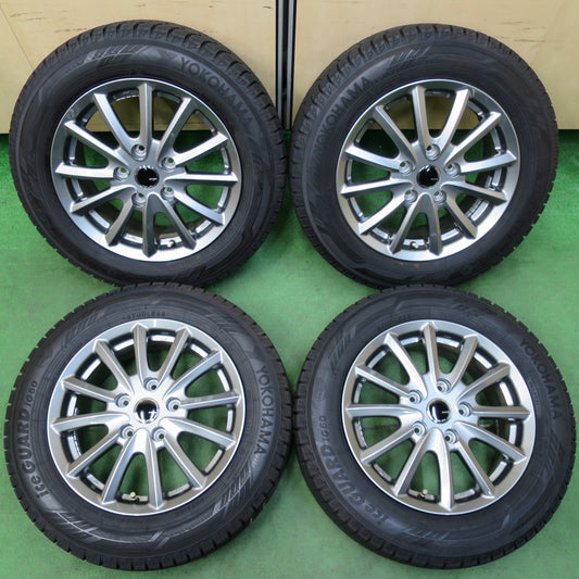 [送料無料] バリ溝！21年！キレイ！ほぼ10分★スタッドレス 185/65R15 ヨコハマ アイスガード iG60 ZACK JP-016 MONZA ザック 15インチ PCD114.3/5H★4112905イス