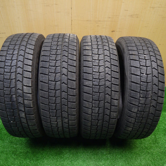 バリ溝！22年！9.5分★スタッドレス 195/60R16 ダンロップ ウインターマックス WM02 タイヤ 16インチ セレナ エクスファイア ノア ヴォクシー 等★5101001Hスタ