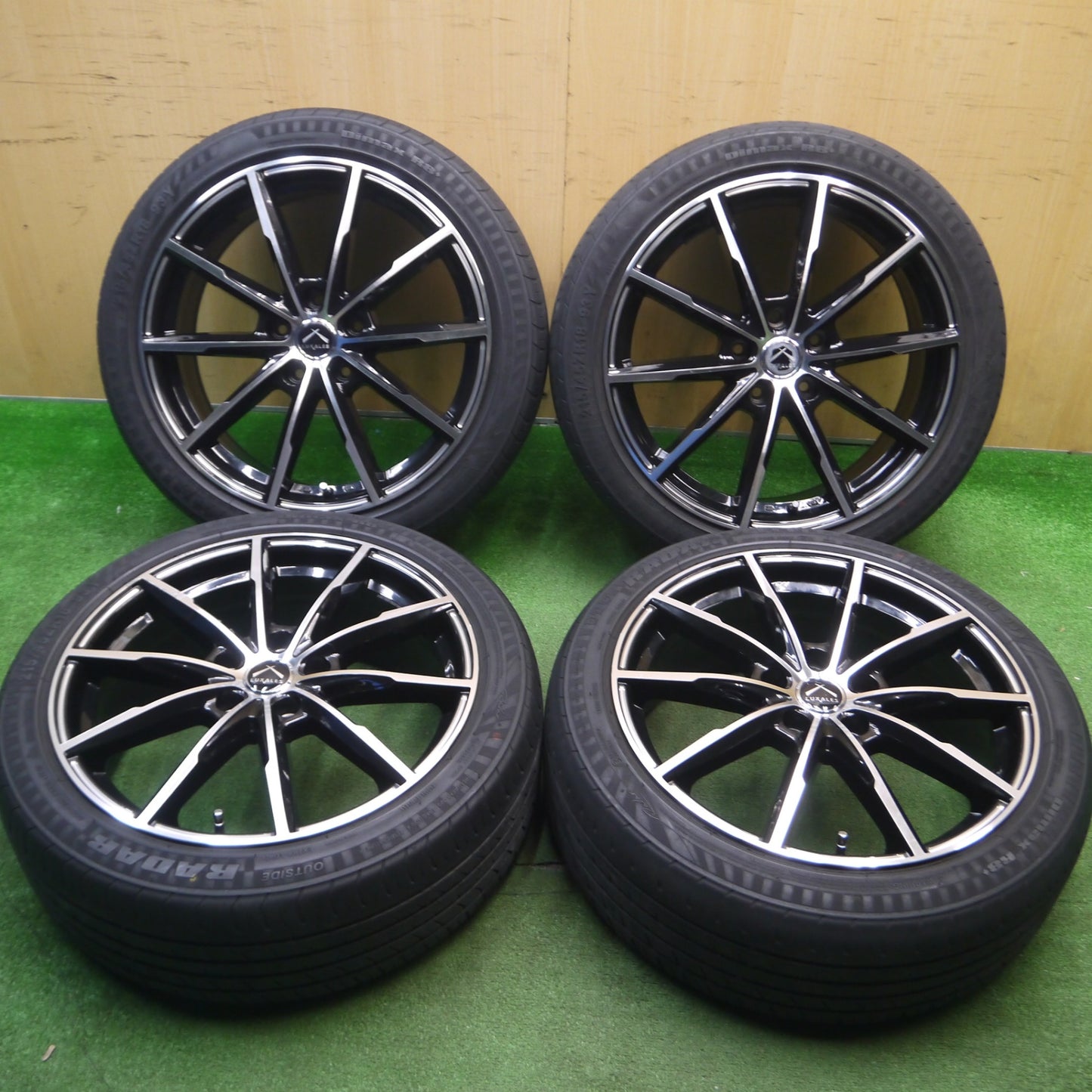 [送料無料] 4本価格★LUXALES PW-X2 215/45R18 レーダー Dimax R8+ ラグザレス 18インチ PCD114.3/5H★5013105Hノ