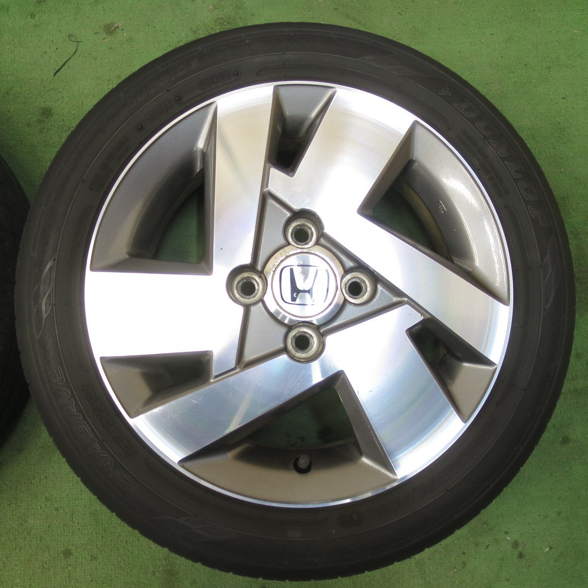 4本価格！22年★ホンダ JE1 JE2 ゼスト スパーク 純正 165/55R14 ダンロップ エナセーブ EC204 14インチ PCD100/4H★6013109イノ