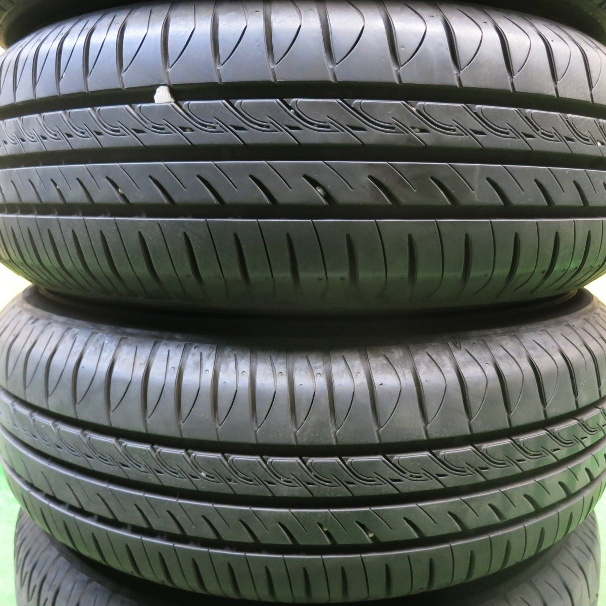 未使用！24年！バリ溝！9.5分★日産 E12 ノート 純正 スチール 185/70R14 トーヨー プロクセス CF3 14インチ PCD100/4H★5081004HAノ