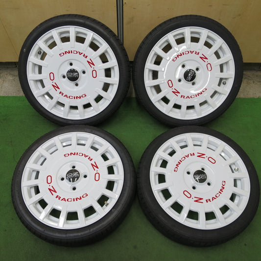 ほぼ未使用！25年！美品★O・Z RACING Rally Racing 165/45R16 ミレバー ハーモニック プラス OZ ラリー レーシング 16インチ PCD100/4H★6021601ナノ