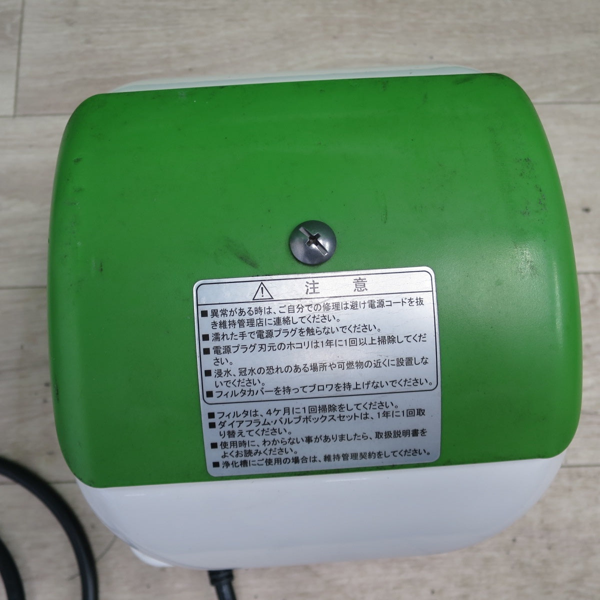 [送料無料] ☆大晃機械工業 ダイヤフラム ブロワ JDK-60  60L/min 50/60Hz 100V 浄化槽 水槽 生け簀 エアーポンプ ⑤☆
