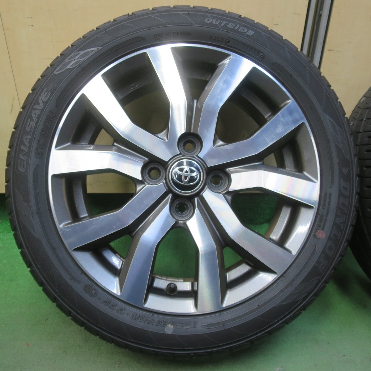 4本価格◎トヨタ タンク ルーミー 純正 175/55R15 ダンロップ エナセーブ EC204 EC300+ 15インチ PCD100/4H◎6090704IMノ