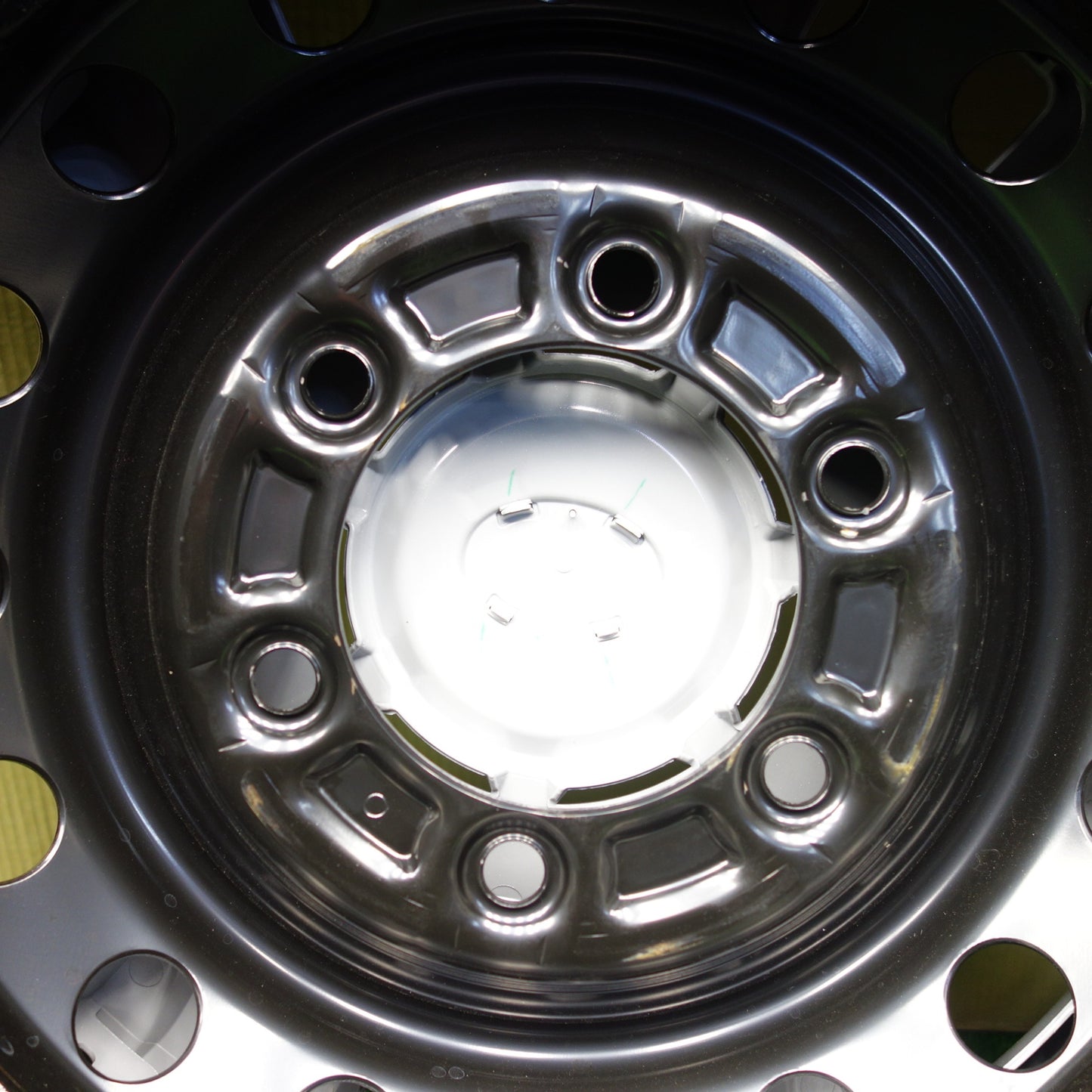 新車外し！25年★トヨタ 200系 ハイエース 純正 スチール 195/80R15 107/105S ダンロップ SP175N 15インチ PCD139.7/6H★5120701KTノ