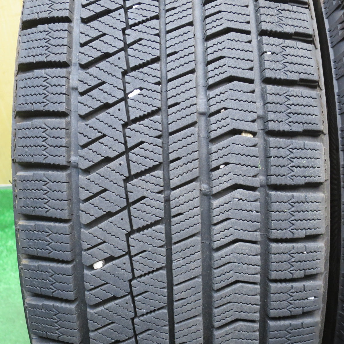 バリ溝！9.5分★日産 T31 エクストレイル 純正 225/55R18 スタッドレス ブリヂストン ブリザック VRX2 18インチ PCD114.3/5H★6052201NJス