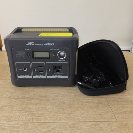 [送料無料] 美品★JVCケンウッド Jackery ポータブル電源 BN-RB37　入力 12V-22V DC 68W　出力 100V AC 2A 60Hz★