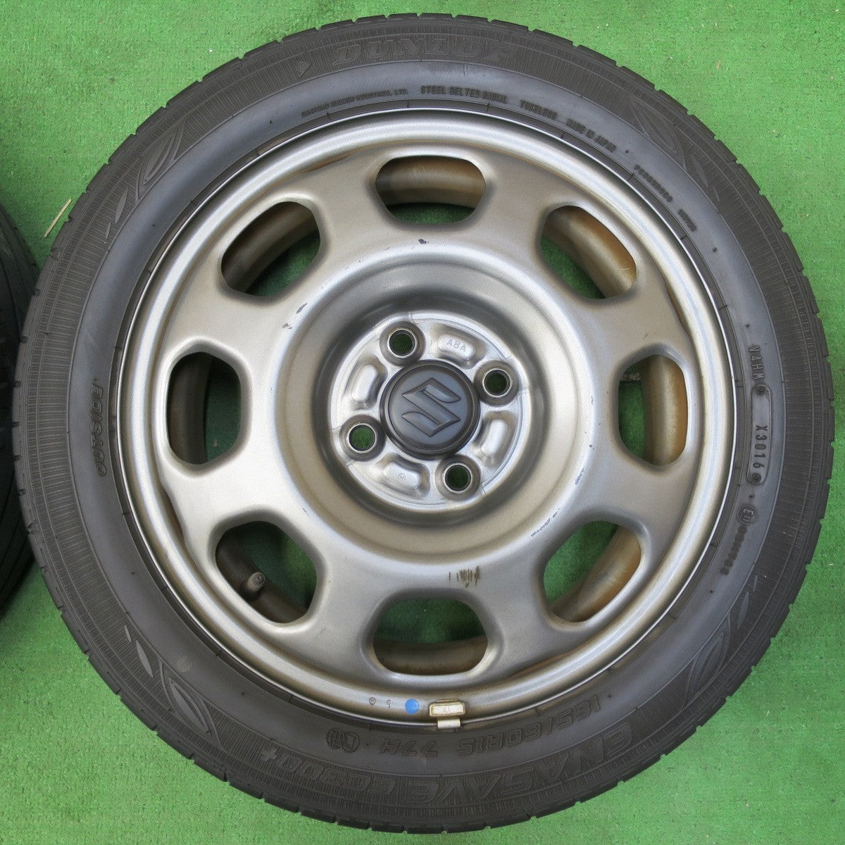 送料無料* 4本価格☆スズキ ハスラー 純正 スチール 165/60R15