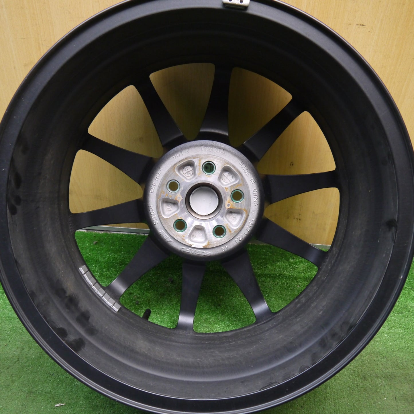 新車外し！1本★トヨタ GR 86 スバル BRZ 純正 ホイール 18インチ 18×7.5J PCD100/5H★5070403Hホ