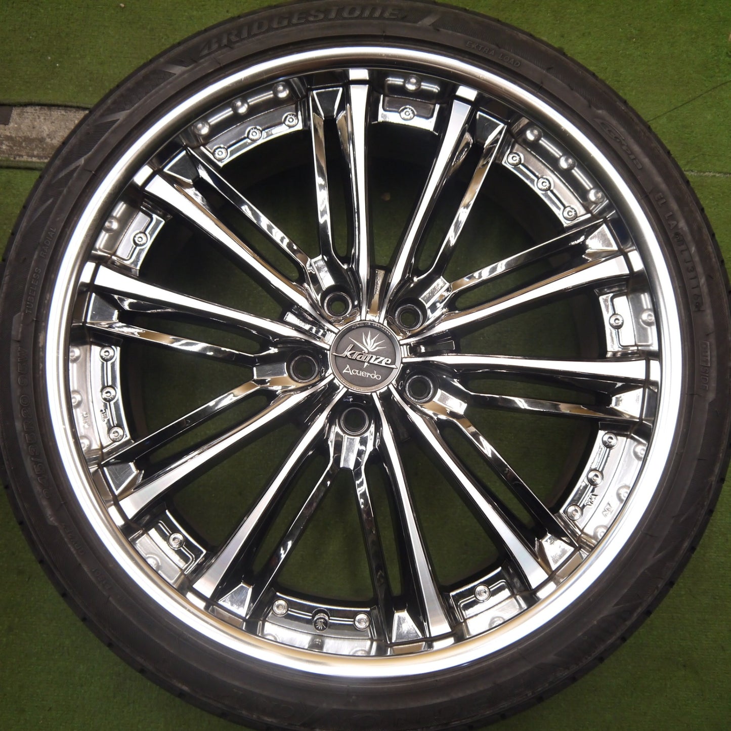 4本価格★kranze Acuerdo 245/35R20 ブリヂストン レグノ GRV2 クレンツェ アクエルド 20インチ PCD114.3/5H★5073005Hノ
