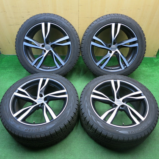 バリ溝！23年！キレイ！9.5分★ジャガー F-PACE 等 MAK STOCKHOLM 255/50R20 スタッドレス ヨコハマ アイスガード G075 ストックホルム 20インチ PCD108/5H★5112907HAス
