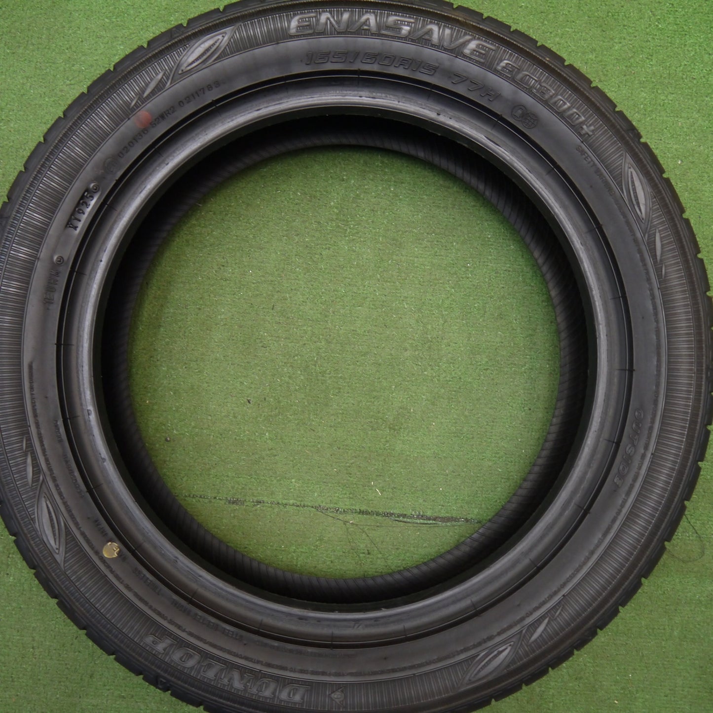新車外し！25年★165/60R15 ダンロップ エナセーブ EC300+ タイヤ 15インチ ハスラー デリカミニ キャスト フレアクロスオーバー 等★6050808Hノタ