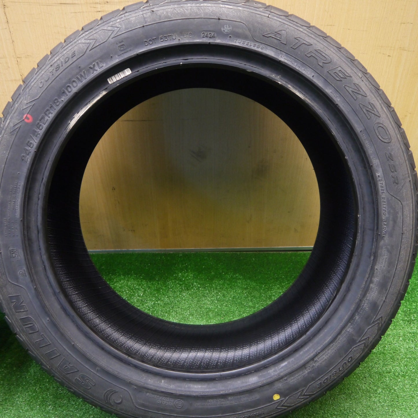 未使用！24年！2本★245/45R18 サイルン ATREZZO ZSR タイヤ 18インチ ベンツ スカイライン シーマ 等★5111005Hスタ