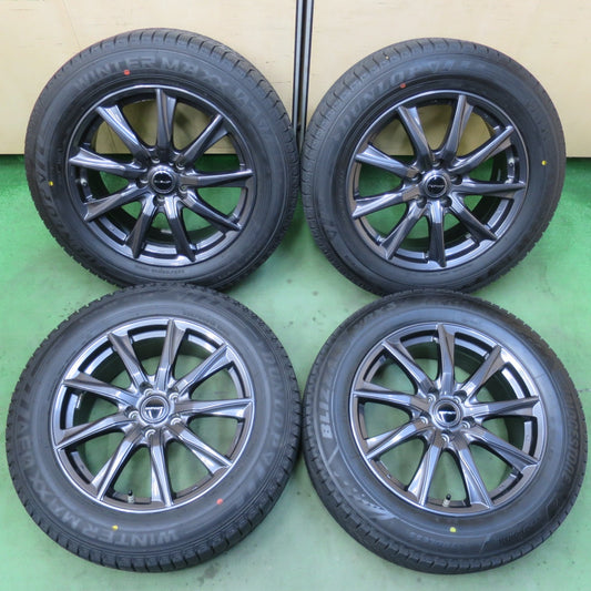 センサー付！バリ溝！23年！キレイ！9分★スタッドレス 225/60R18 ブリヂストン ブリザック VRX3 ダンロップ ウインターマックス 03 DUFACT デュファクト 18インチ PCD114.3/5H★6011904イス