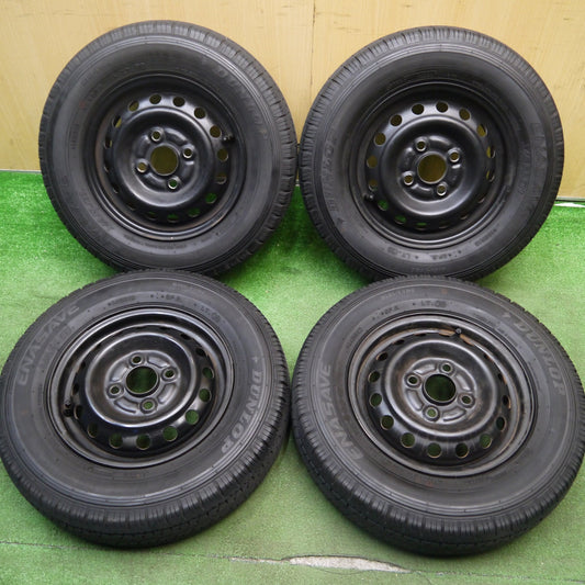 4本価格！23年★145R12 6PR ダンロップ エナセーブ VAN01 スチール 12インチ PCD100/4H★5040901Hノ