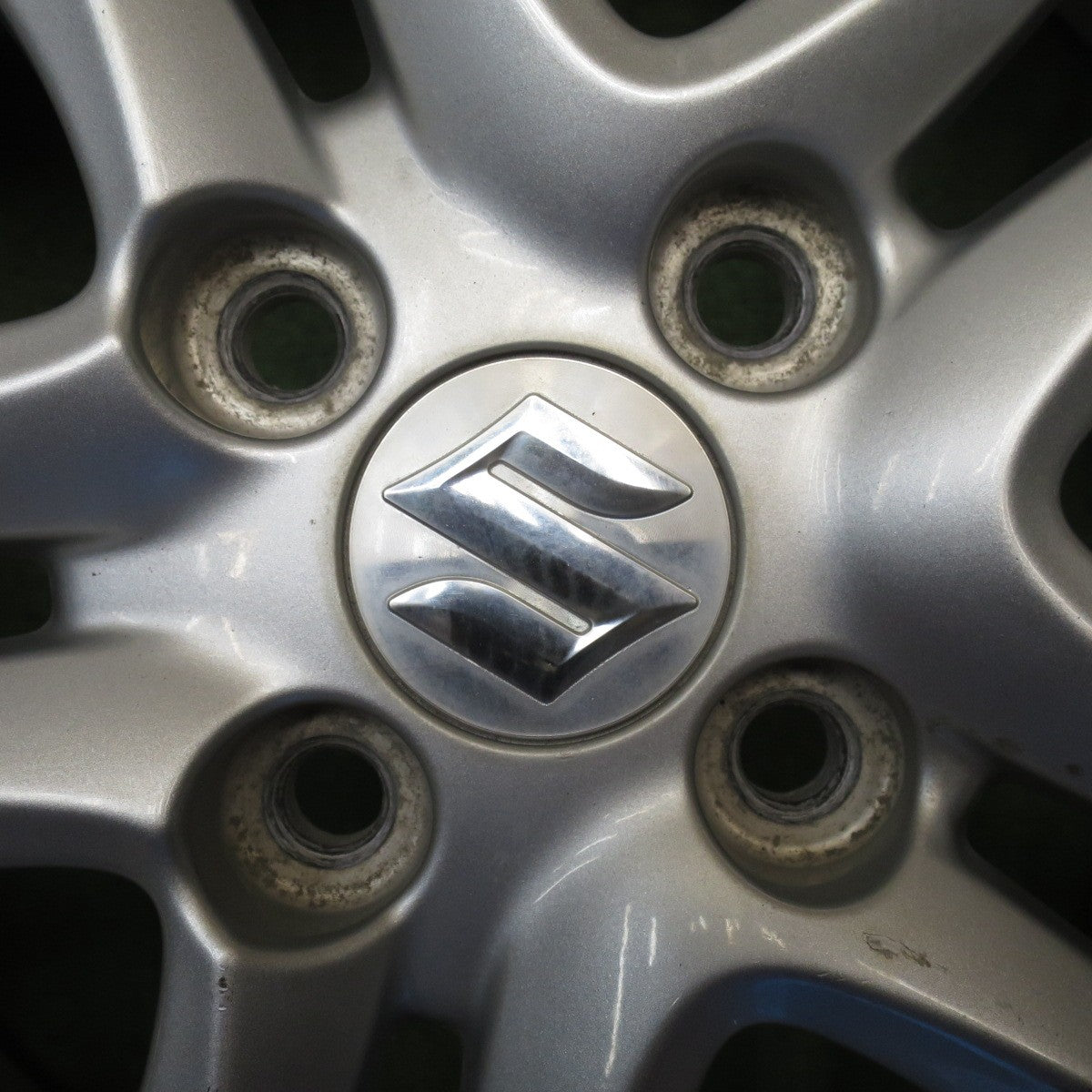 バリ溝！24年！9.5分◎スズキ MA36S ソリオ 純正 165/65R15 スタッドレス ダンロップ ウインターマックス WM02 15インチ PCD100/4H◎6082801NJス