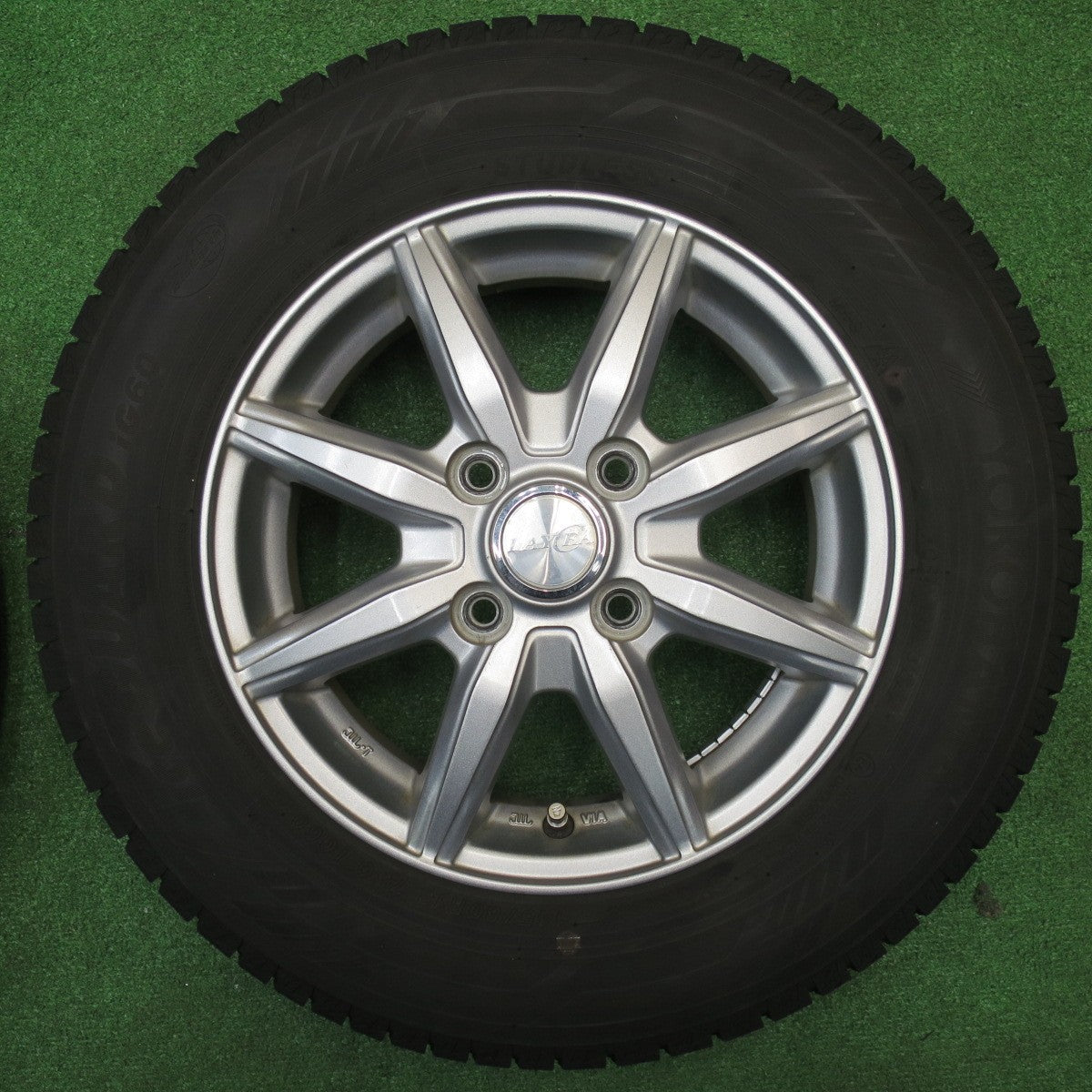 バリ溝！22年！8.5分★スタッドレス 145/80R13 ヨコハマ アイスガード iG60 LAYCEA レイシア 13インチ PCD100/4H★5110405NJス