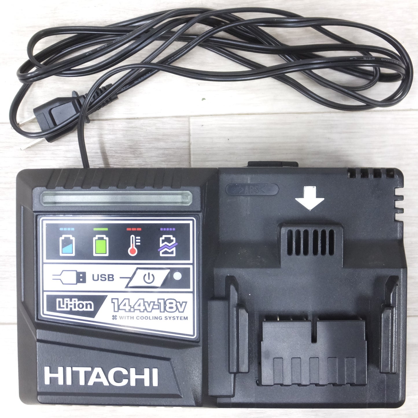 [送料無料] 美品◆日立工機 急速 充電器 14.4V - 18V リチウム イオン バッテリー用 UC18YSL3 電動 工具◆