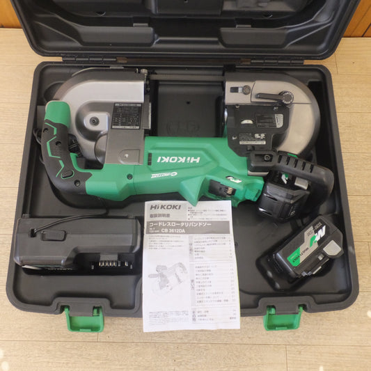 [送料無料] キレイ★ハイコーキ HiKOKI 120mm コードレスロータリバンドソー CB3612DA XP DC36V★