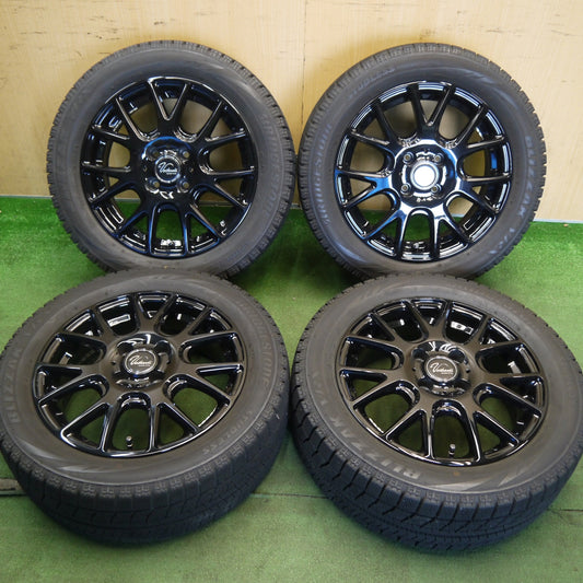 バリ溝！キレイ！9分◎スタッドレス 185/55R15 ブリヂストン ブリザック VRX Verthandi ヴェルザンディ 15インチ PCD100/4H◎6061705Hス