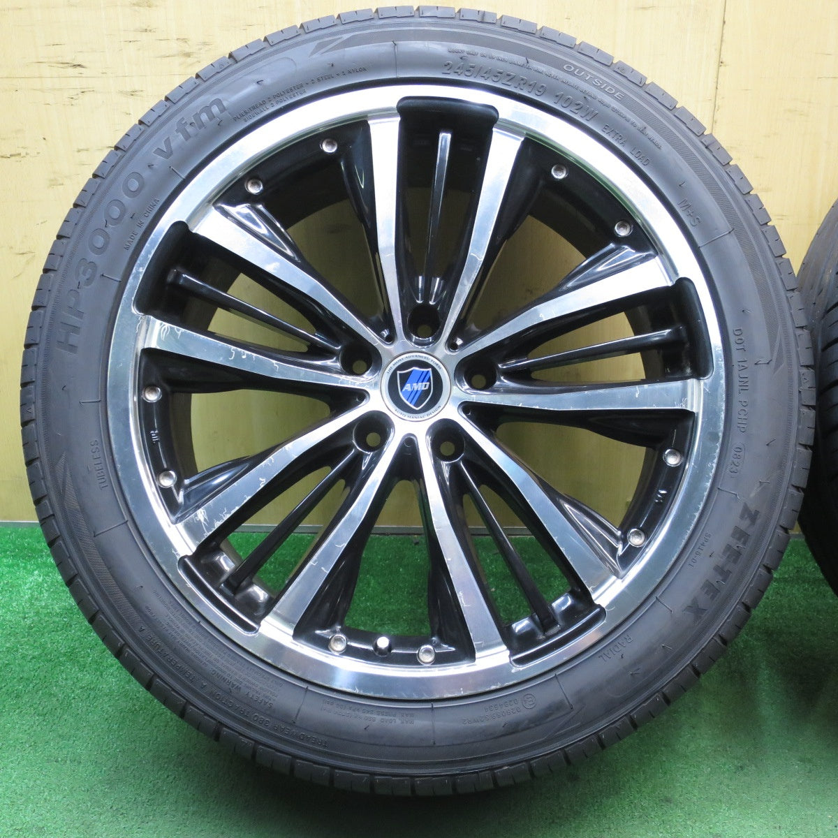 バリ溝！23年！9分★245/45R19 275/40R19 ジーテックス HP3000 vfm AMD AUTO MANIAC DESIGN 19インチ PCD114.3/5H★5053009NJノ