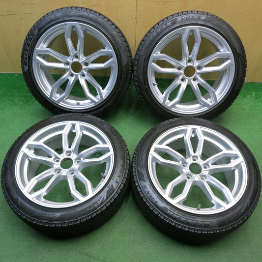 バリ溝！22年！キレイ！9.5分★BMW 等 AGA Welt 225/45R18 スタッドレス ブリヂストン ブリザック VRX3 18インチ PCD120/5H★6020511HAス