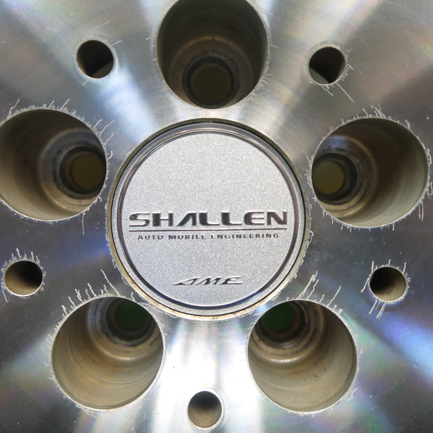4本価格◎プリウス 86 BRZ 等 SHALLEN LX AME 215/45R17 ブリヂストン ポテンザ RE040 シャレン 17インチ PCD100/5H◎6071010Hノ