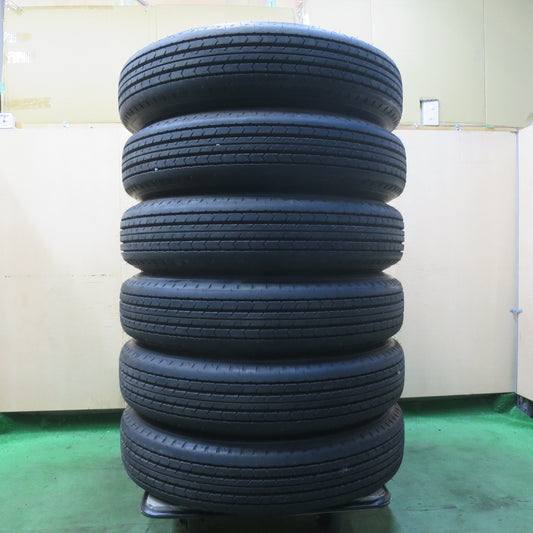 新車外し！25年！ほぼ未使用！6本★トラック タイヤ 225/80R17.5 123/122L ダンロップ SP110 17.5インチ★5122014イノタ