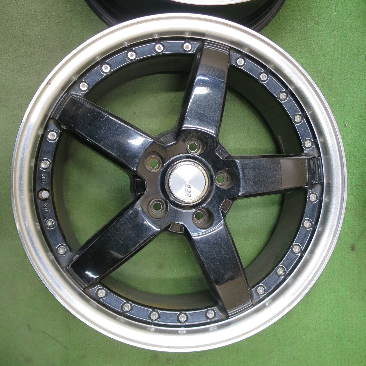 4本価格◎632 LOXARNY GRASTAR FIVE 18インチ ホイール ロクサーニ グラスター ファイブ 18×7J PCD114.3/5H◎6082403NGホ
