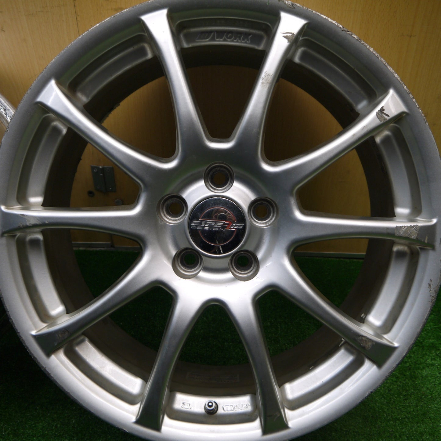 4本価格★プリウス 86 BRZ 等 WORK ESPERIO ワーク エスペリオ 17インチ ホイール 17×7JJ PCD100/5H★5102205Hホ