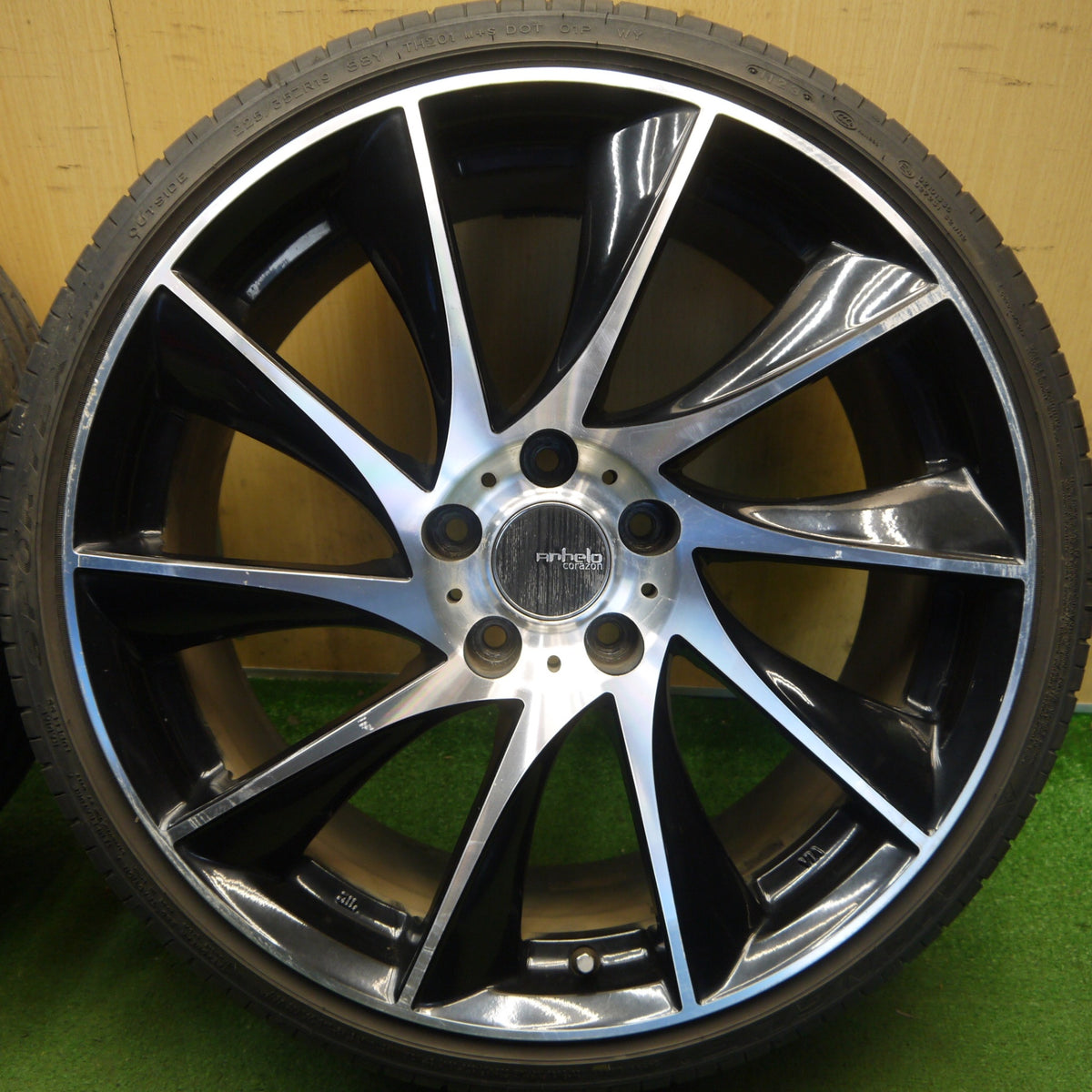 4本価格！23年◎Anhelo corazon 225/35R19 トライアングル SPORTEX TSH11 アネーロ コラソン 19インチ PCD114.3/5H◎6090404Hノ