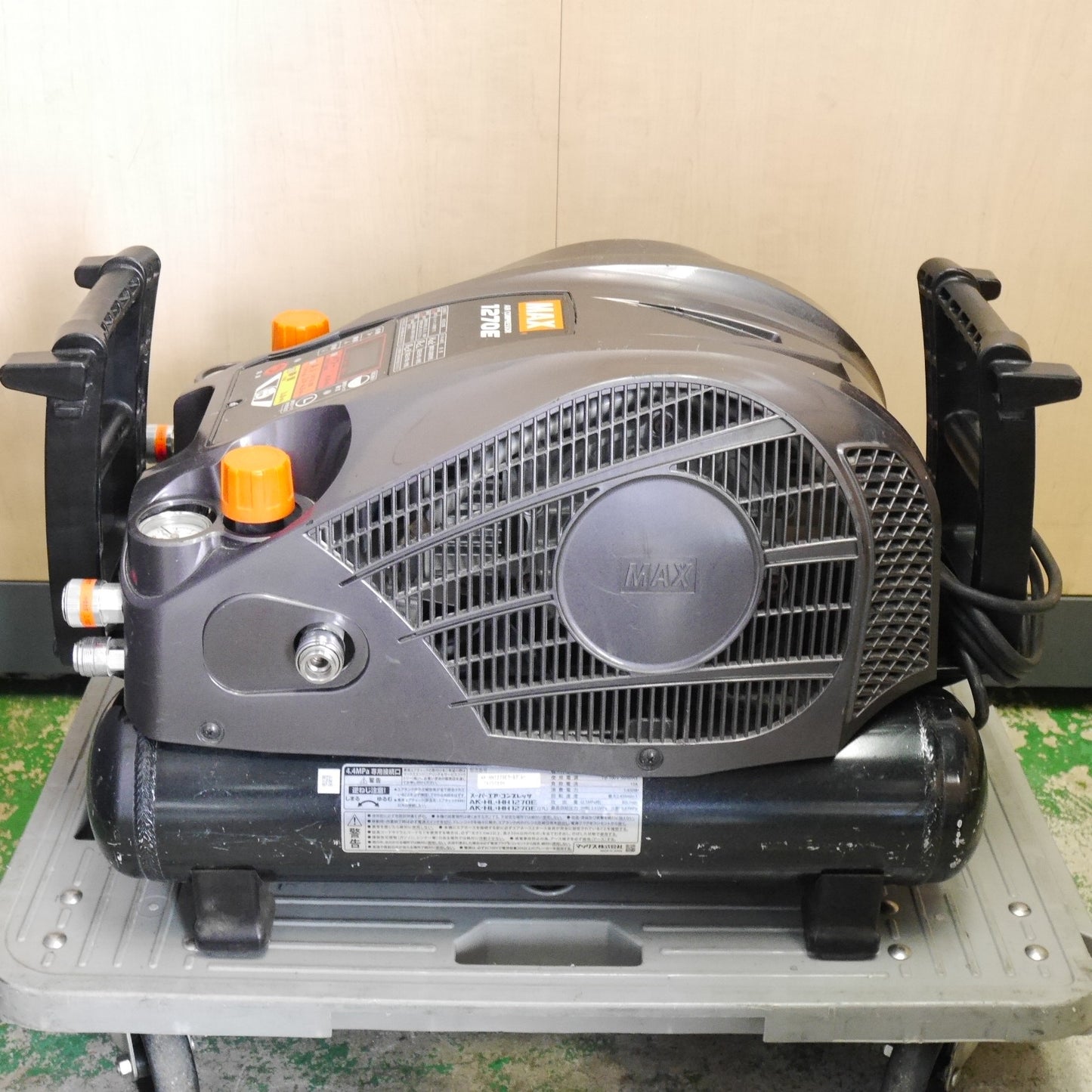 [送料無料] ☆MAX マックス スーパー エア コンプレッサー AK-HH1270E クールグレー エアー ツール 工具 ジャンク品☆
