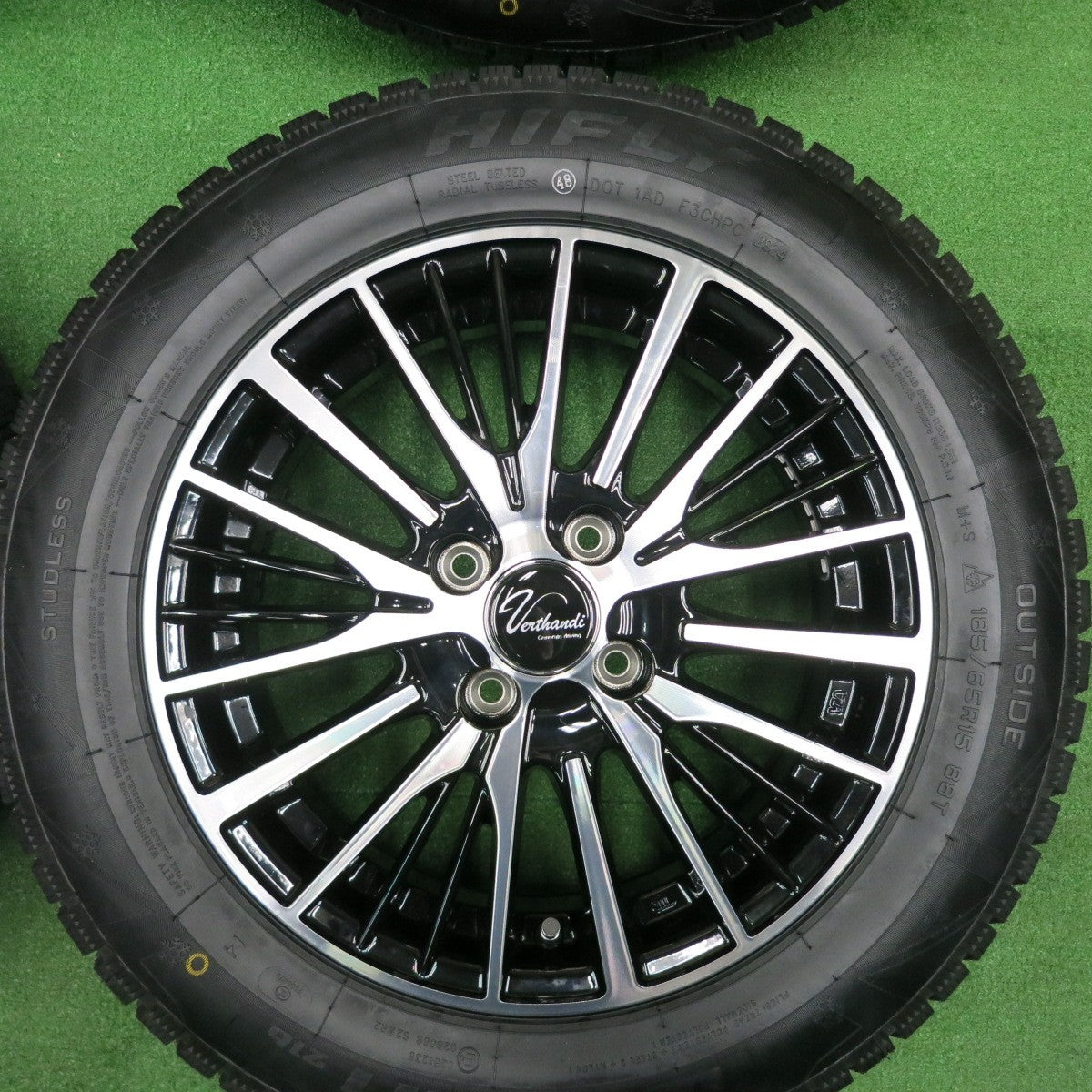 [送料無料] 未使用！24年★スタッドレス 185/65R15 ハイフライ Win-turi 216 Verthandi ヴェルザンディ ヴェルサンディ 15インチ PCD100/4H★4112611TNス