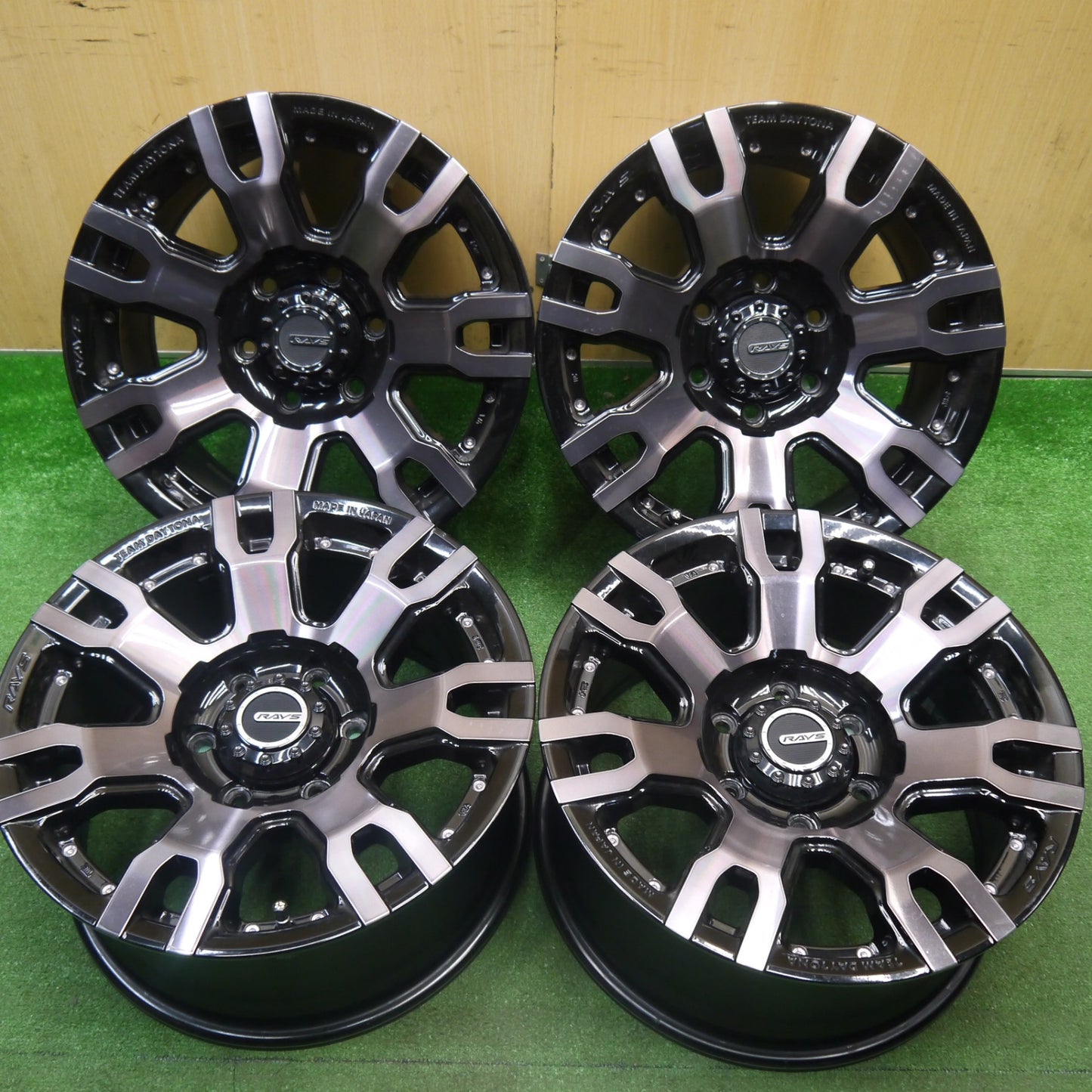 キレイ★RAYS DAYTONA FDX-F7S 17インチ ホイール レイズ デイトナ 17×8J PCD139.7/6H★6010608Hホ